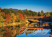 Mountain View Thanksgiving Greeting Card