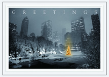 City Park Glow Christmas Cards