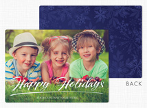 Say it with Style Flat Holiday Photo Cards
