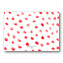 "joy" on Red Flat Photo Holiday Card