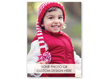 Custom Greeting Card (Vertical, Deluxe Size, Folded)